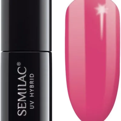 Semilac Lakier hybrydowy do paznokci 7ml - 007 Pink Rock