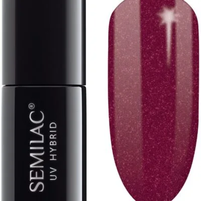 Semilac Lakier hybrydowy do paznokci 7ml - 098 Elegant Cherry