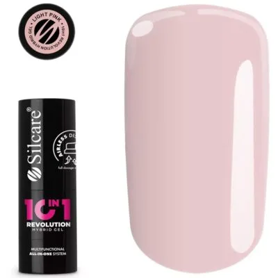Silcare 10in1 Revolution Airless Lakier do paznokci hybrydowy 15g - Light Pink