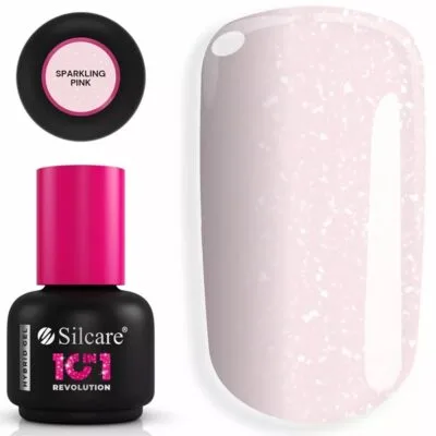 Silcare 10in1 Revolution Lakier do paznokci hybrydowy 15g - Sparkling Pink