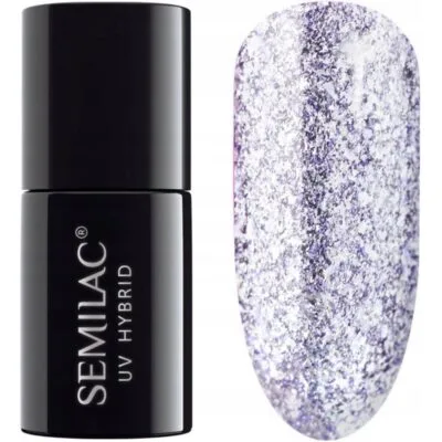 Semilac Lakier hybrydowy do paznokci 7ml - 297 Violet Shimmer