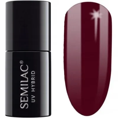 Semilac Lakier hybrydowy do paznokci 7ml - 316 Burgundy Red