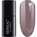 Semilac Lakier hybrydowy do paznokci 7ml - 322 Shimmer Dust Brown