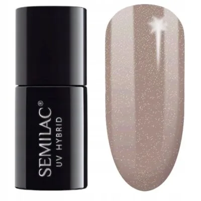 Semilac Lakier hybrydowy do paznokci 7ml - 327 Warm Cinnamon Shimmer