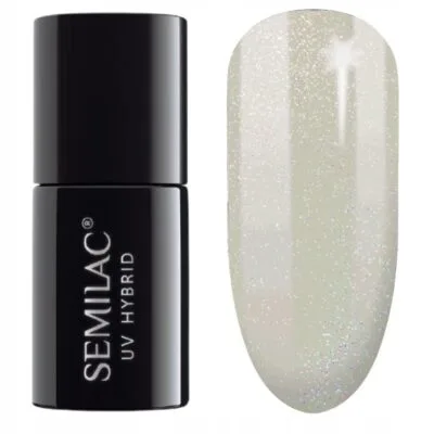 Semilac Lakier hybrydowy do paznokci 7ml - 328 Chilled Beige Shimmer