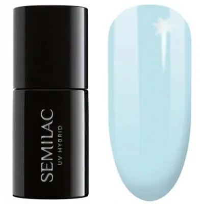 Semilac Lakier hybrydowy do paznokci 7ml - 386 Blue Cloud