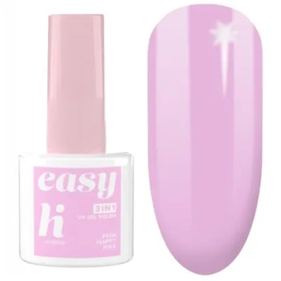 Hi Hybrid Easy 3w1 Lakier hybrydowy do paznokci 5ml - #604 Happy Pink
