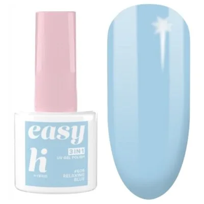 Hi Hybrid Easy 3w1 Lakier hybrydowy do paznokci 5ml - #606 Relaxing Blue