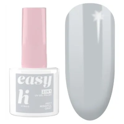 Hi Hybrid Easy 3w1 Lakier hybrydowy do paznokci 5ml - #607 Mindful Gray
