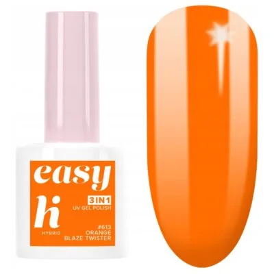 Hi Hybrid Easy 3w1 Lakier hybrydowy do paznokci 5ml - #613 Orange Blaze Twister