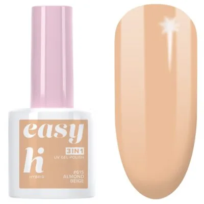 Hi Hybrid Easy 3w1 Lakier hybrydowy do paznokci 5ml - #615 ALMOND BEIGE