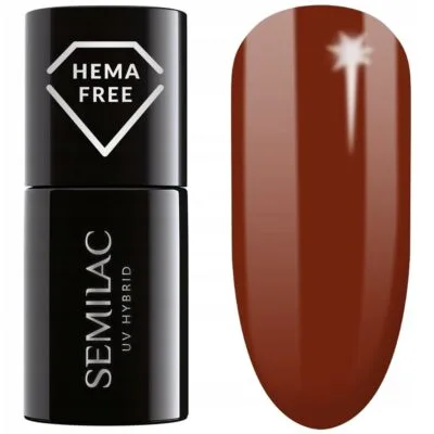 Semilac Lakier hybrydowy do paznokci 7ml - 418 Red Hot Beach