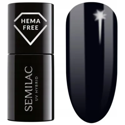 Semilac Lakier hybrydowy do paznokci 7ml - 420 Safari Night Blue