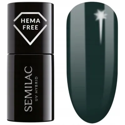 Semilac Lakier hybrydowy do paznokci 7ml - 422 Deep Forest Green