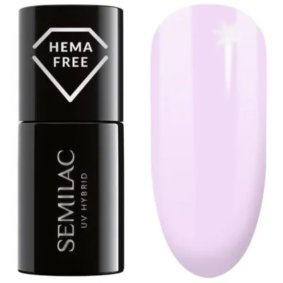 Semilac Lakier hybrydowy do paznokci 7ml - 438 Calm Lavender