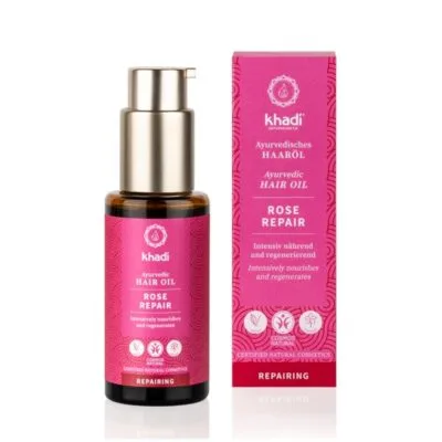 Khadi Rose Repair Olejek do włosów odżywczy 50ml