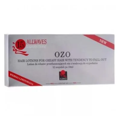 Allwaves Ozo Ampułki do włosów przetłuszczających się 12x10ml