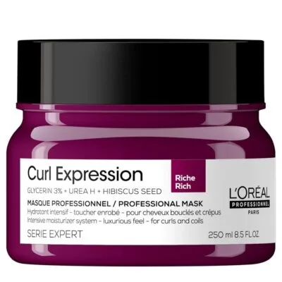 Loreal Curl Expression Rich Maska bogata intensywnie nawilżająca włosy kręcone 250ml