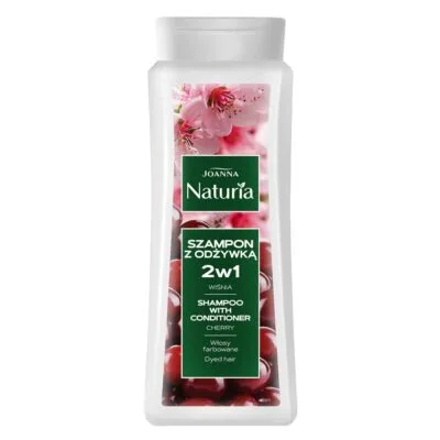 Joanna Naturia Szampon z odżywką 2w1 wiśnia 500ml