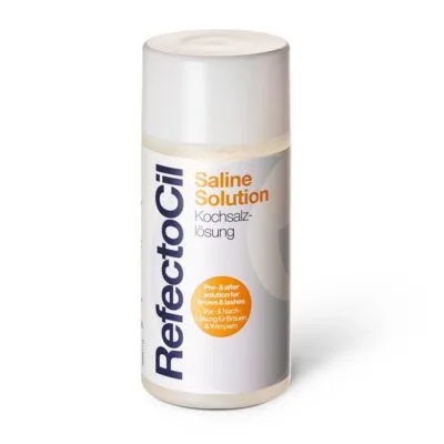 RefectoCil Saline Solution Płyn fizjologiczny oczyszczający okolicę oczu 150ml