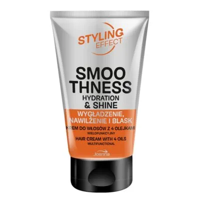 Joanna Styling Smoothness Krem z 4 olejkami nawilżający włosy 125g