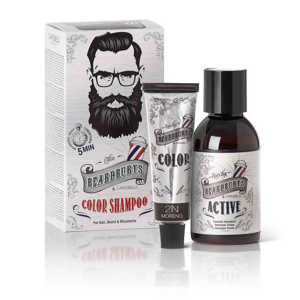 Окрашивающий шампунь для волос и бороды Beardburys полуперманентный, 9 г — фото 2