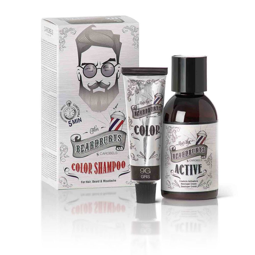 Окрашивающий шампунь для волос и бороды Beardburys полуперманентный, 9 г