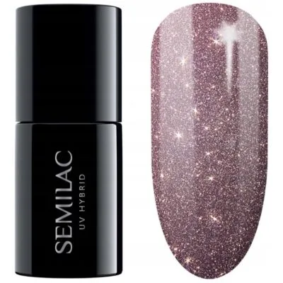 Semilac Lakier hybrydowy do paznokci 7ml - 332 Pink My Dust