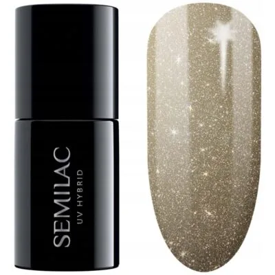 Semilac Lakier hybrydowy do paznokci 7ml - 335 Golden Girl