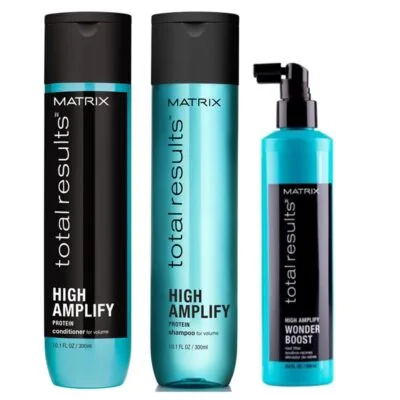Matrix TR High Amplify Zestaw na objętość szampon + odżywka + booster