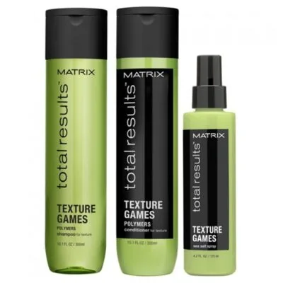 Matrix TR Texture Games Zestaw nadający teksturę szampon + odżywka + spray