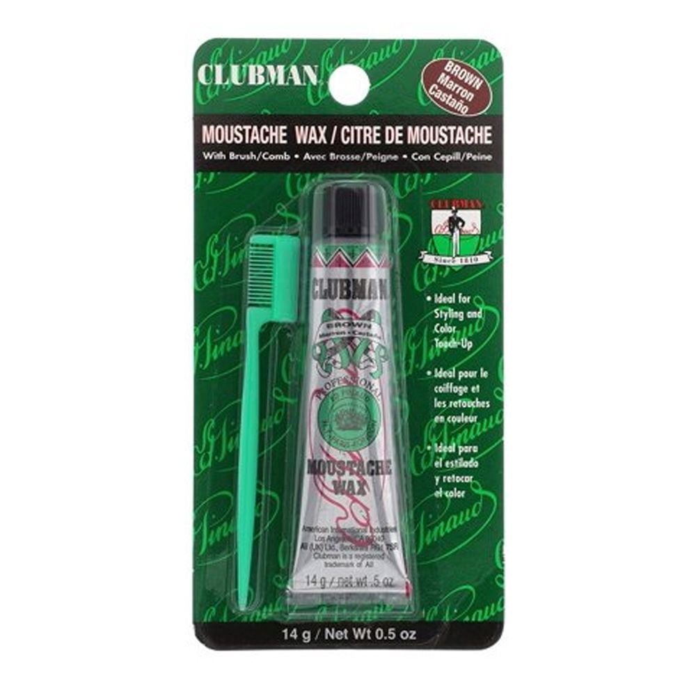 Воск для усов Clubman Pinaud Moustache Wax, нейтральный, 14 г