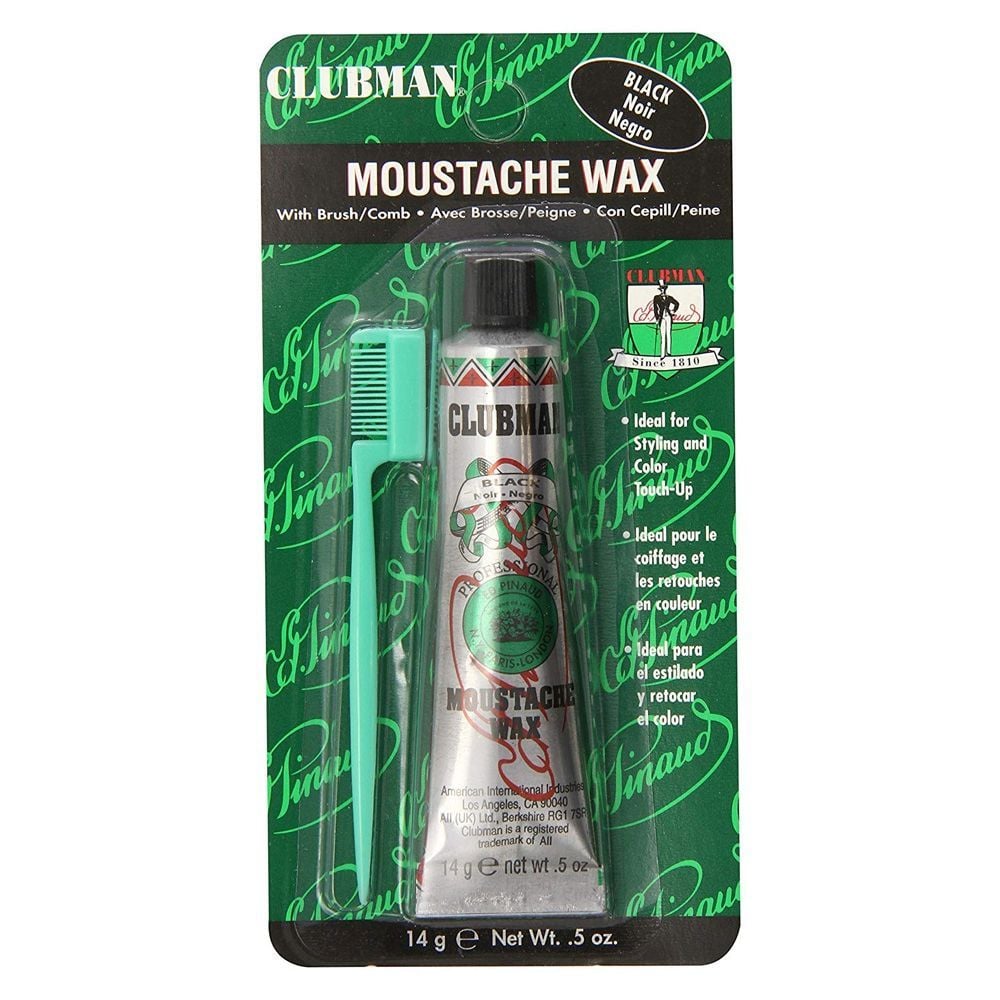 Воск для усов Clubman Pinaud Moustache Wax, нейтральный, 14 г — фото 2
