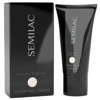 Semilac Elastic Acrylgel Akrylożel do przedłużania paznokci 30g - Diamond Cream