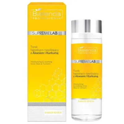 Bielenda Professional Tonik łagodząco-nawilżający z aloesem i kurkumą do twarzy 200ml