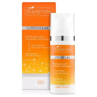 Bielenda Professional Eksfoliująca maska z kwasami i witaminą C do twarzy 50g