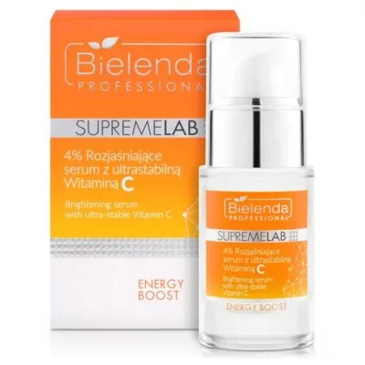Bielenda Professional 4% Rozjaśniające serum do twarzy z ultrastabilną witaminą C 15ml