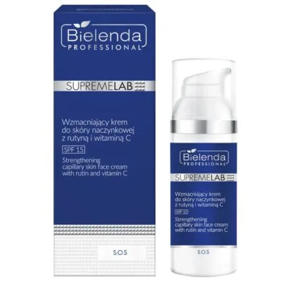 Bielenda Professional Wzmacniający krem do skóry naczynkowej z rutyną i witaminą C SPF 15 50ml