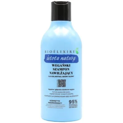BioElixire Istota Natury Szampon wegański nawilżający 400ml
