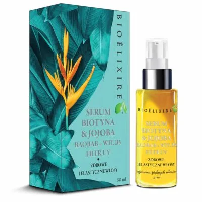 BioElixire Serum z biotyną i jojoba do włosów