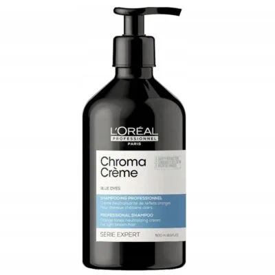 Loreal Chroma Creme Blue Szampon neutralizujący pomarańczowe odcienie włosów