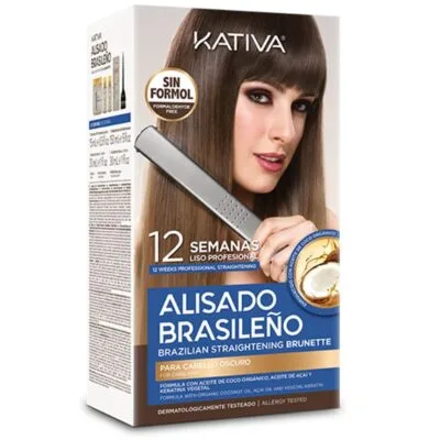 Kativa Alisado Brasileno Brunette Zestaw do keratynowego prostowania