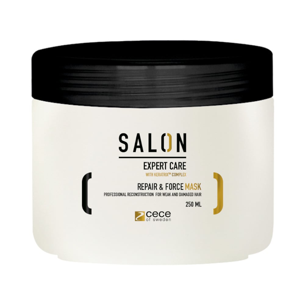 Маска для волос CeCe Salon Expert Care Repair&Force восстанавливающая, для повреждённых волос, 1000 мл