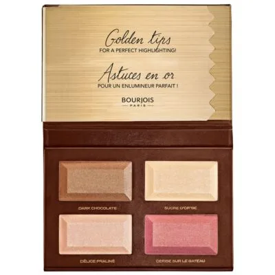 Bourjois Delice De Poudre Highlighting Paletka rozświetlaczy do twarzy 18g