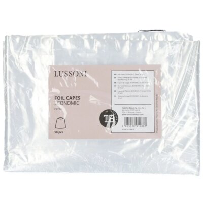 Lussoni Hair Economic Peleryny foliowe, bezbarwne, 50 szt.