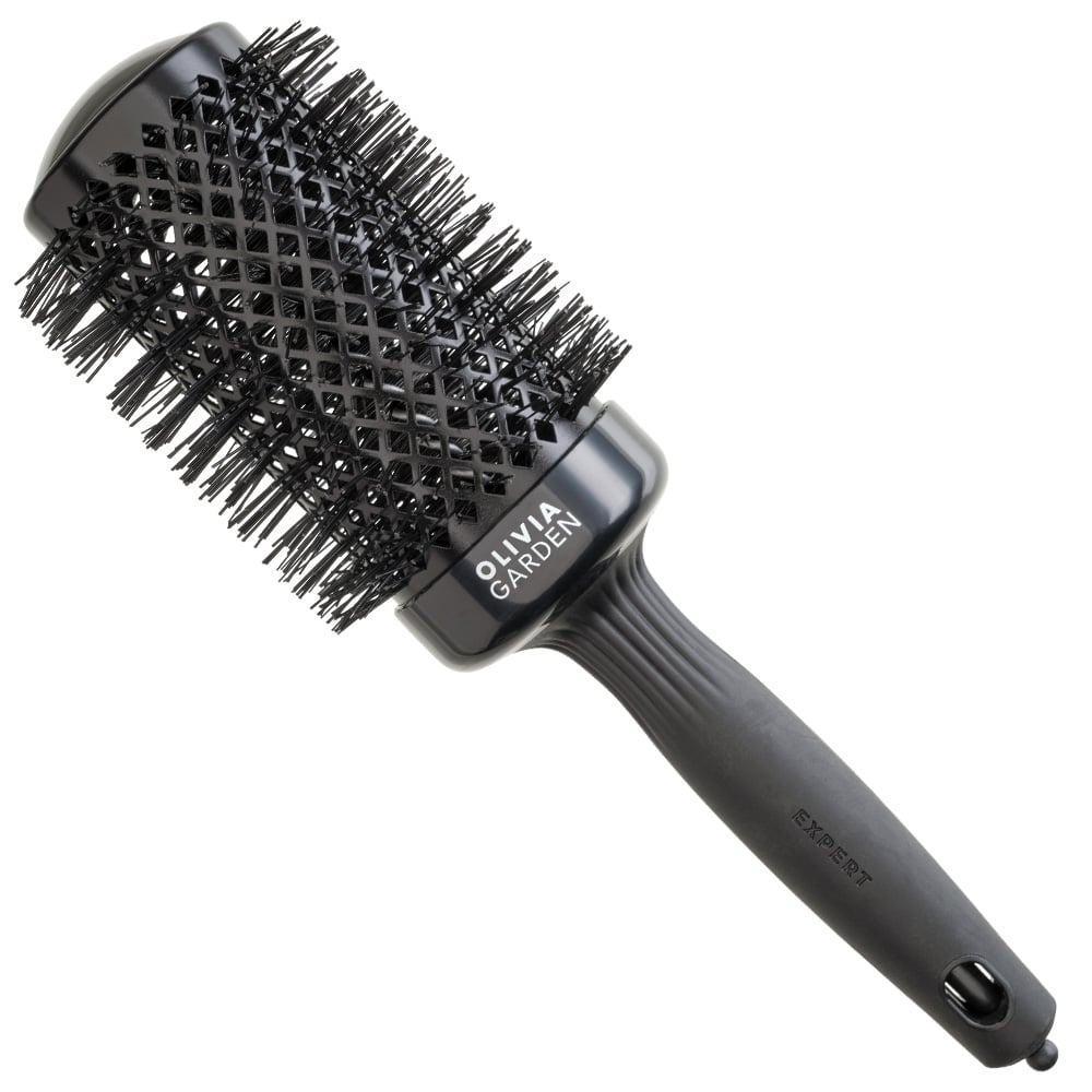 Брашинг Olivia Garden Expert Blowout Shine Black, керамический с ионизацией