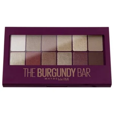 Maybelline Eyeshadow Palette The Burgundy Bar Paletka cieni do powiek 9.6g