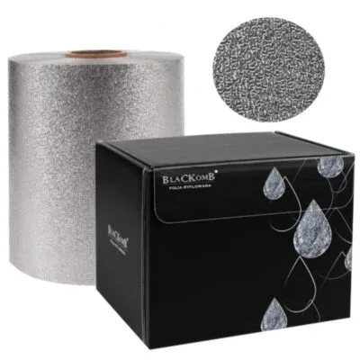 Ponik's BlaCKomb Folia fryzjerska, ryflowana, 100m