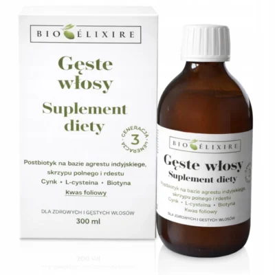 BioElixire Gęste Włosy Suplement diety na porost włosów 300ml