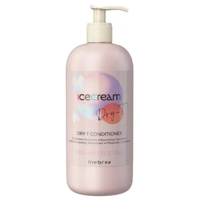 Inebrya Ice Cream Dry-T Odżywka do włosów suchych i zniszczonych z proteinami 1000ml
